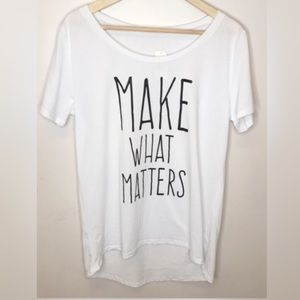Make What Matters T-shirt Crafter Creative Sz XL
